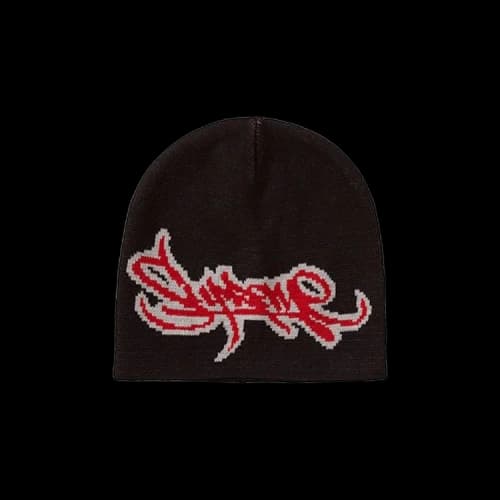 Supreme Tag Logo Beanie 'Black'