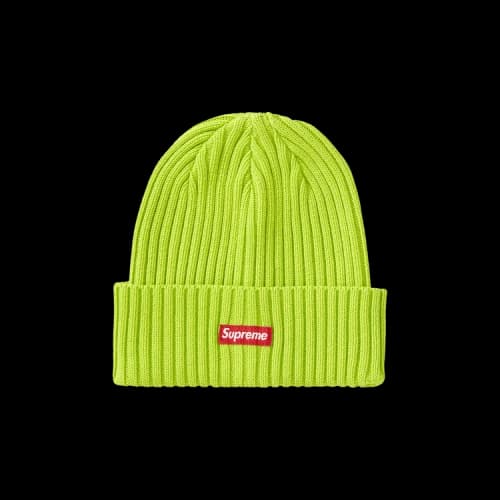 Supreme Overdyed Beanie 'Lime'