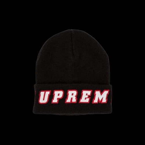 Supreme Felt Logo Beanie 'Black'