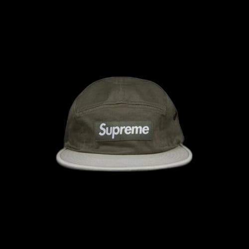 Supreme 2-Tone Camp Cap 'Olive'