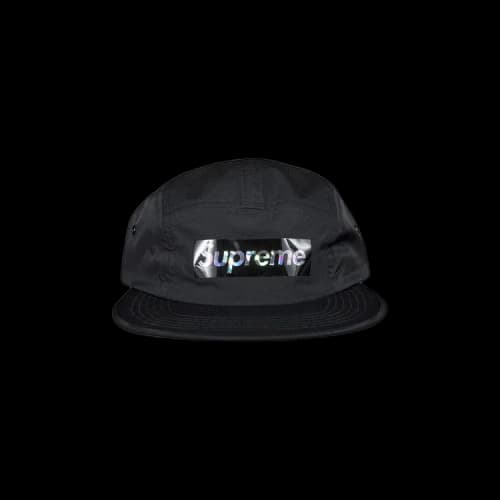 Supreme Holographic Camp Cap 'Black'