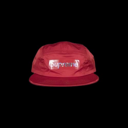 Supreme Holographic Camp Cap 'Red'