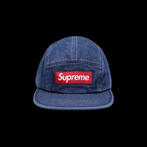 Supreme Washed Chino Twill Camp Cap 'Denim'