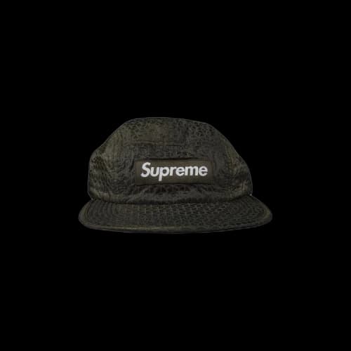 Supreme Geometric Ripstop Camp Cap 'Olive'