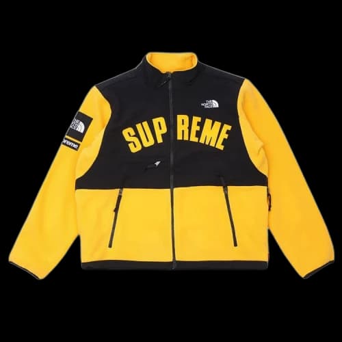 Supreme x The North Face Arc Logo Denali Fleece Jacket 'Yellow'