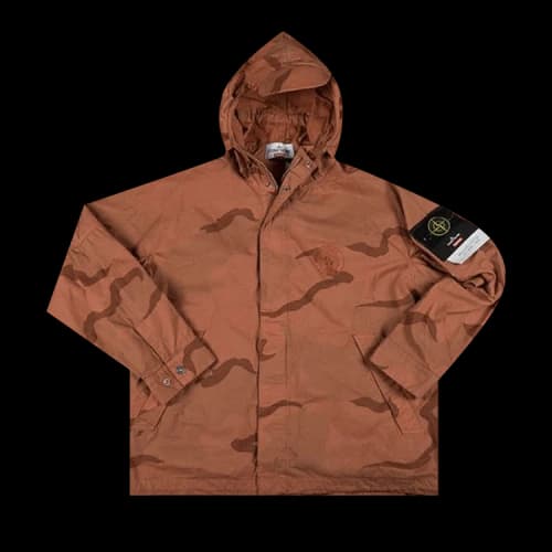 Supreme x Stone Island Riot Mask Camo Jacket 'Coral Camo'