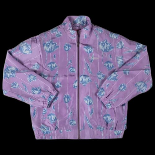 Supreme Floral Silk Track Jacket 'Purple'