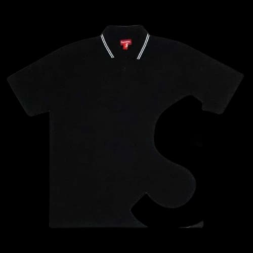 Supreme S Logo Polo 'Black'