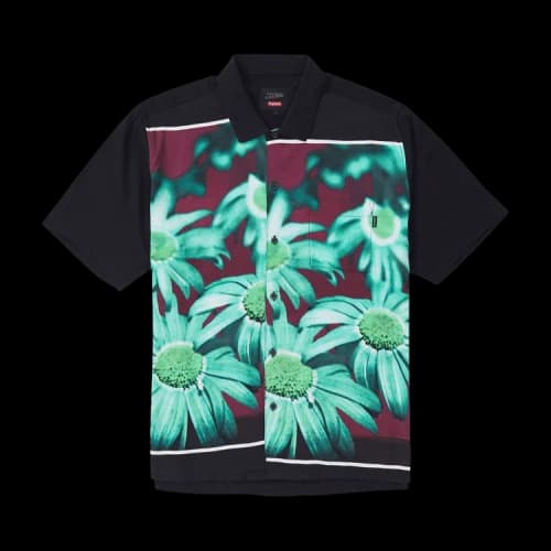 Supreme x Jean Paul Gaultier Block Print Rayon Shirt 'Black'
