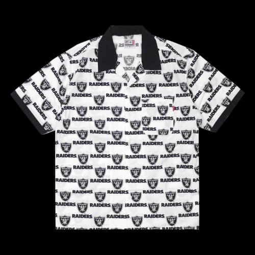 Supreme x NFL x Raiders '47 Short-Sleeve Shirt 'White'