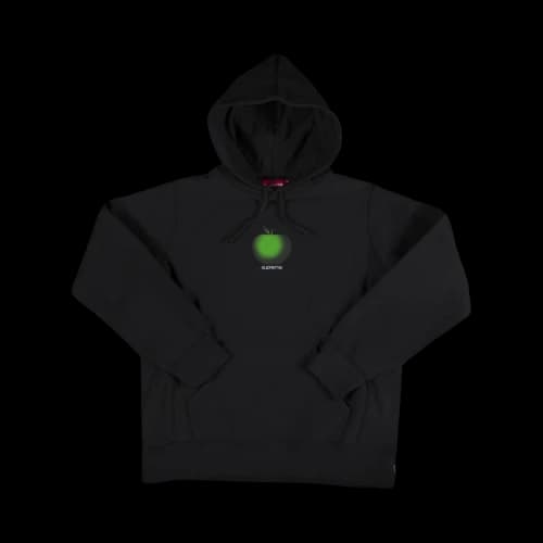 Supreme Apple Hooded Sweatshirt 'Black'
