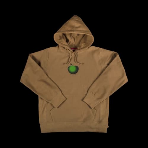 Supreme Apple Hooded Sweatshirt 'Brown'