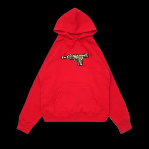 Supreme Toy Uzi Hooded Sweatshirt 'Red'