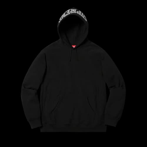 Supreme Sequin Arc Hooded Sweatshirt 'Black'