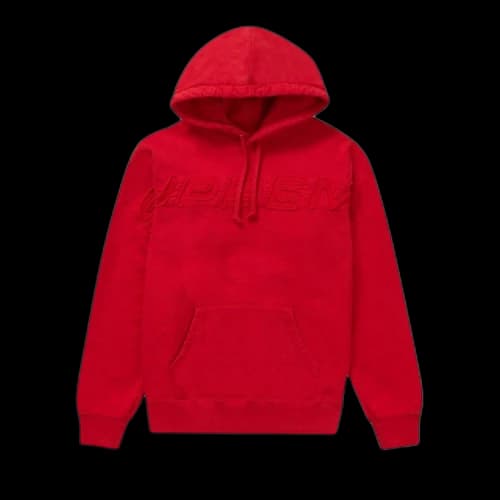 Supreme Set In Hooded Sweatshirt 'Red'
