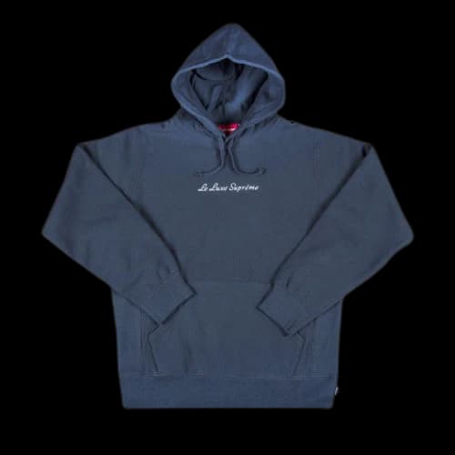 Supreme Le Luxe Hooded Sweatshirt 'Navy'