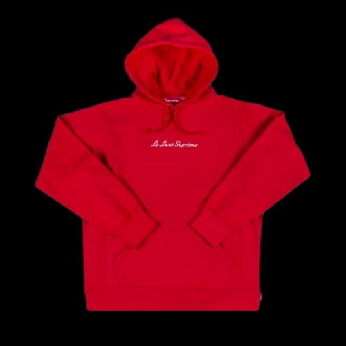 Supreme Le Luxe Hooded Sweatshirt 'Red'