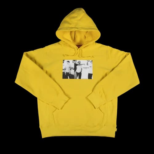 Supreme Classic Ad Hooded Sweatshirt 'Yellow'