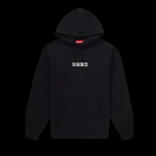 Supreme x Gilbert & George Death Hooded Sweatshirt 'Black'