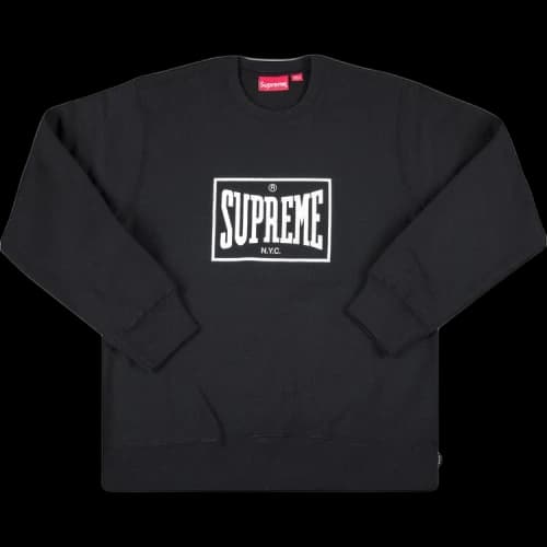 Supreme Warm Up Crewneck 'Black'
