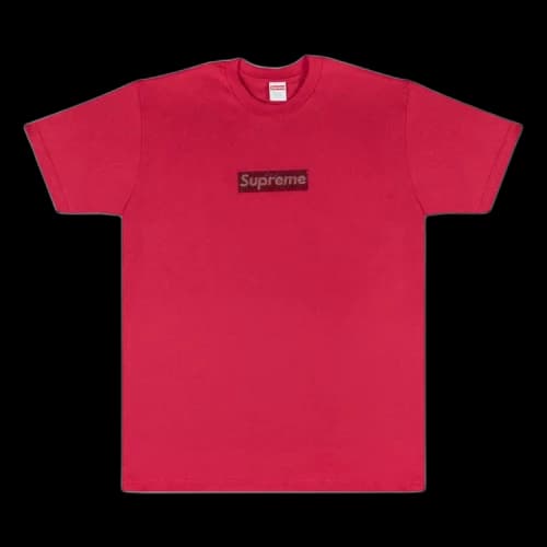 Supreme x Swarovski Box Logo T-Shirt 'Red'