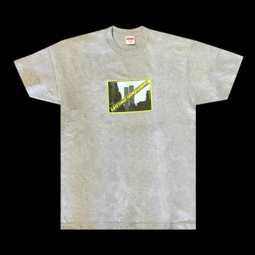 Supreme Greetings Tee 'Heather Grey'