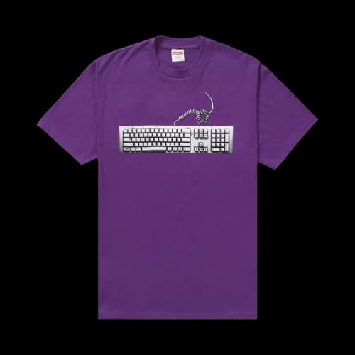 Supreme Keyboard Tee 'Purple'