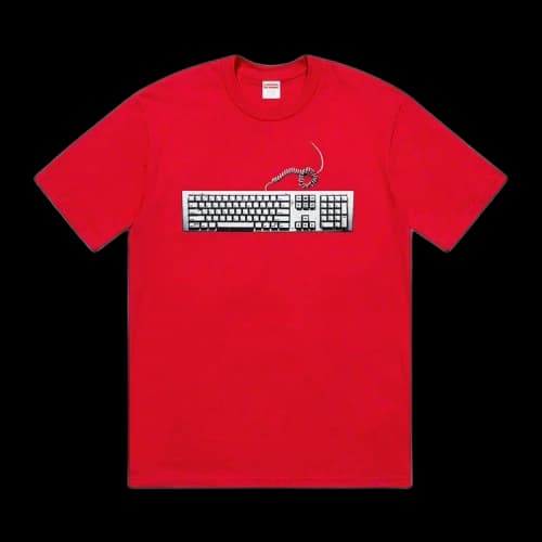 Supreme Keyboard Tee 'Red'