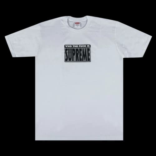 Supreme Who The Fuck Tee 'White'