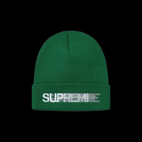 Supreme Motion Logo Beanie 'Green'
