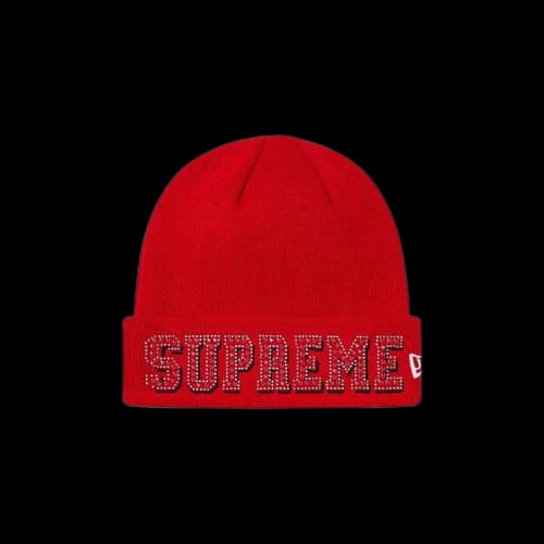 Supreme x New Era Gems Beanie 'Red'