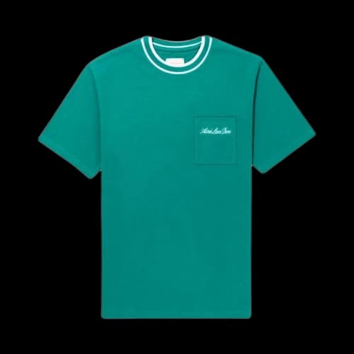 Aimé Leon Dore Striped Collar Short-Sleeve Tee 'Parasailing'