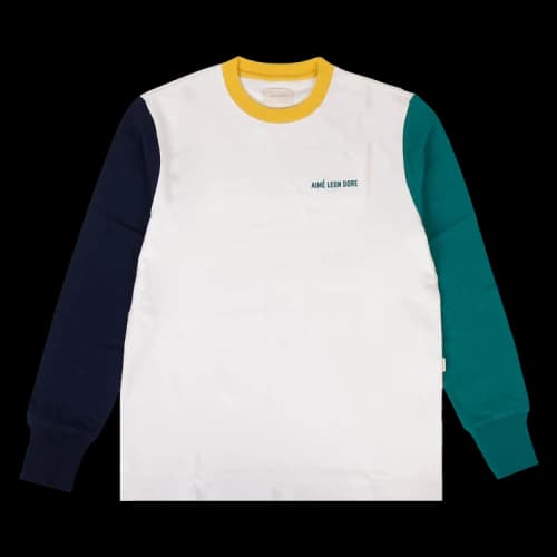 Aimé Leon Dore Color Block Long-Sleeve T-Shirt 'White'