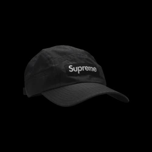 Supreme Reflective Ripstop Camp Cap 'Black'