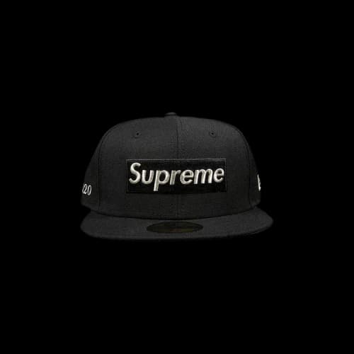 Supreme $1M Metallic Box Logo New Era 'Black'