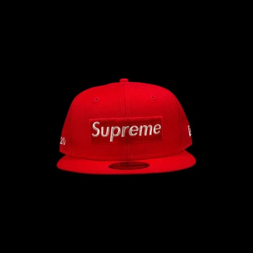 Supreme $1M Metallic Box Logo New Era 'Red'