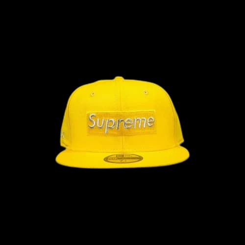 Supreme $1M Metallic Box Logo New Era 'Yellow'