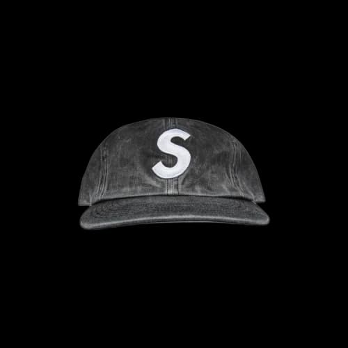 Supreme Pigment Print S Logo 6-Panel 'Black'