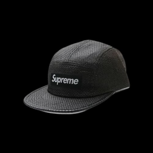 Supreme Raffia Camp Cap 'Black'