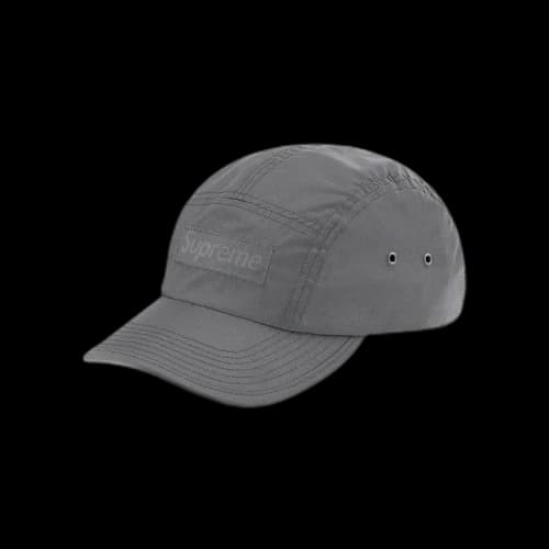 Supreme Reflective Camp Cap 'Black'