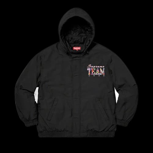 Supreme Team Puffy Jacket 'Black'