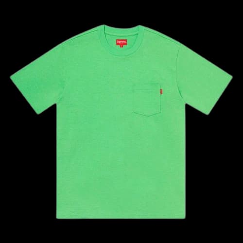 Supreme Short-Sleeve Pocket Tee 'Bright Green'