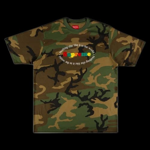 Supreme Nothing Else Short-Sleeve Top 'Woodland Camo'