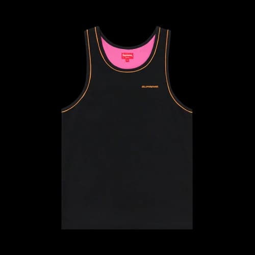 Supreme Piping Tank Top 'Black'