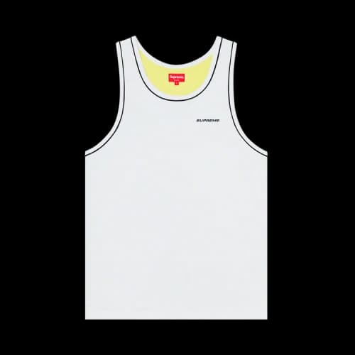 Supreme Piping Tank Top 'White'