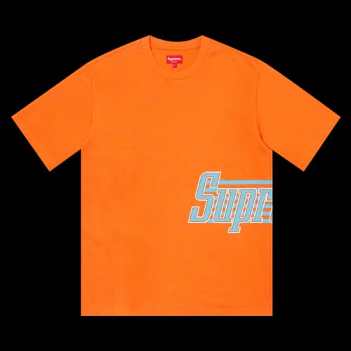 Supreme Side Logo Short-Sleeve Top 'Orange'