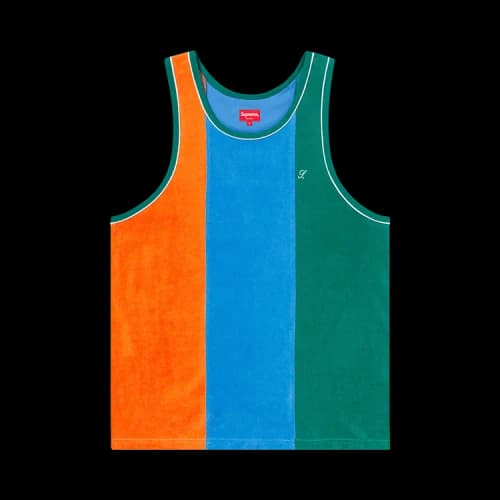 Supreme Velour Tank Top 'Green'