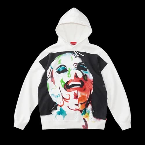 Supreme Leigh Bowery Airbrushed Hooded Sweatshirt 'White'