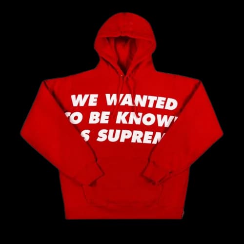 Supreme Known As Hooded Sweatshirt 'Red'