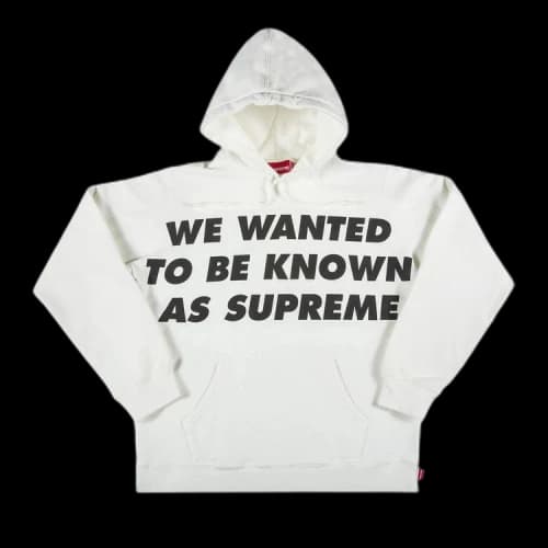 Supreme Known As Hooded Sweatshirt 'White'